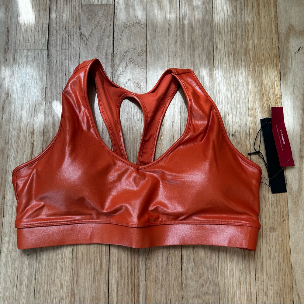 Carbon38 takara shine orange sports bra size xl‎ women’s